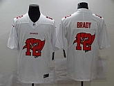 Nike Buccaneers 12 Tom Brady White Shadow Logo Limited Jersey,baseball caps,new era cap wholesale,wholesale hats